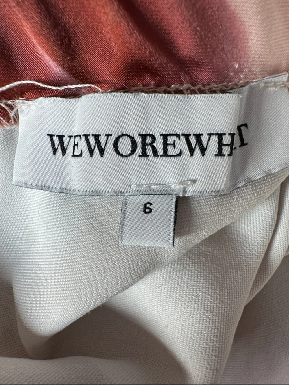 WeWoreWhat Slip Skirt Floral Print Relaxed Fit Pull On Maxi A-Line Blush Pink 6